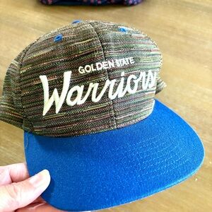 Mitchell & Ness Golden State Warriors Grain Textured Snap Back Hat Cap